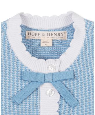 Toddler Girls Button Front Tank Sweater Dress