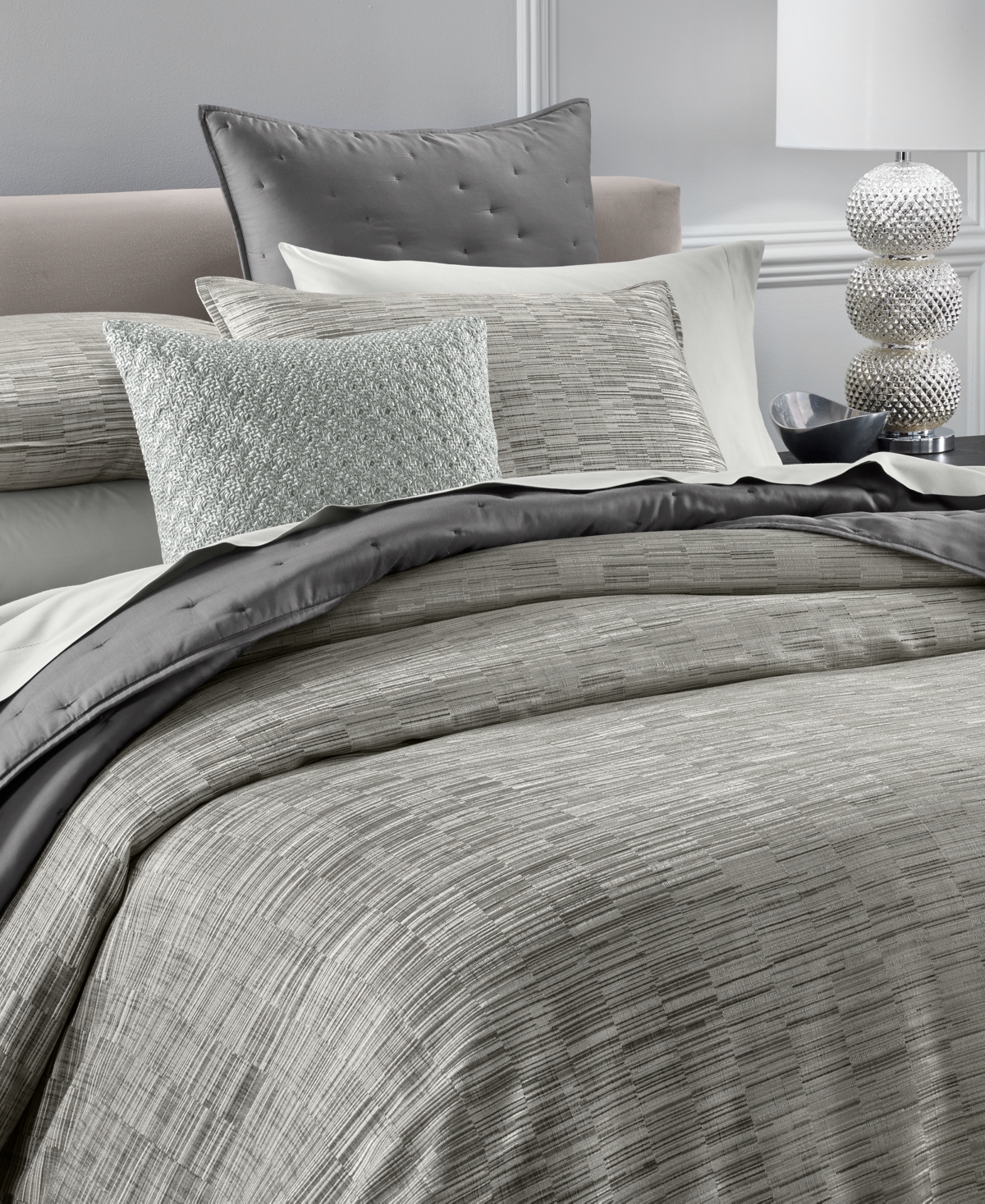 Hotel Collection Horizon Geometric 3-Pc. Comforter Set, Full/Queen, Macy's Exclusive