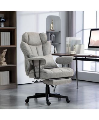 Executive Office Chair for Big and Tall with Lumbar Support and Foot Rest