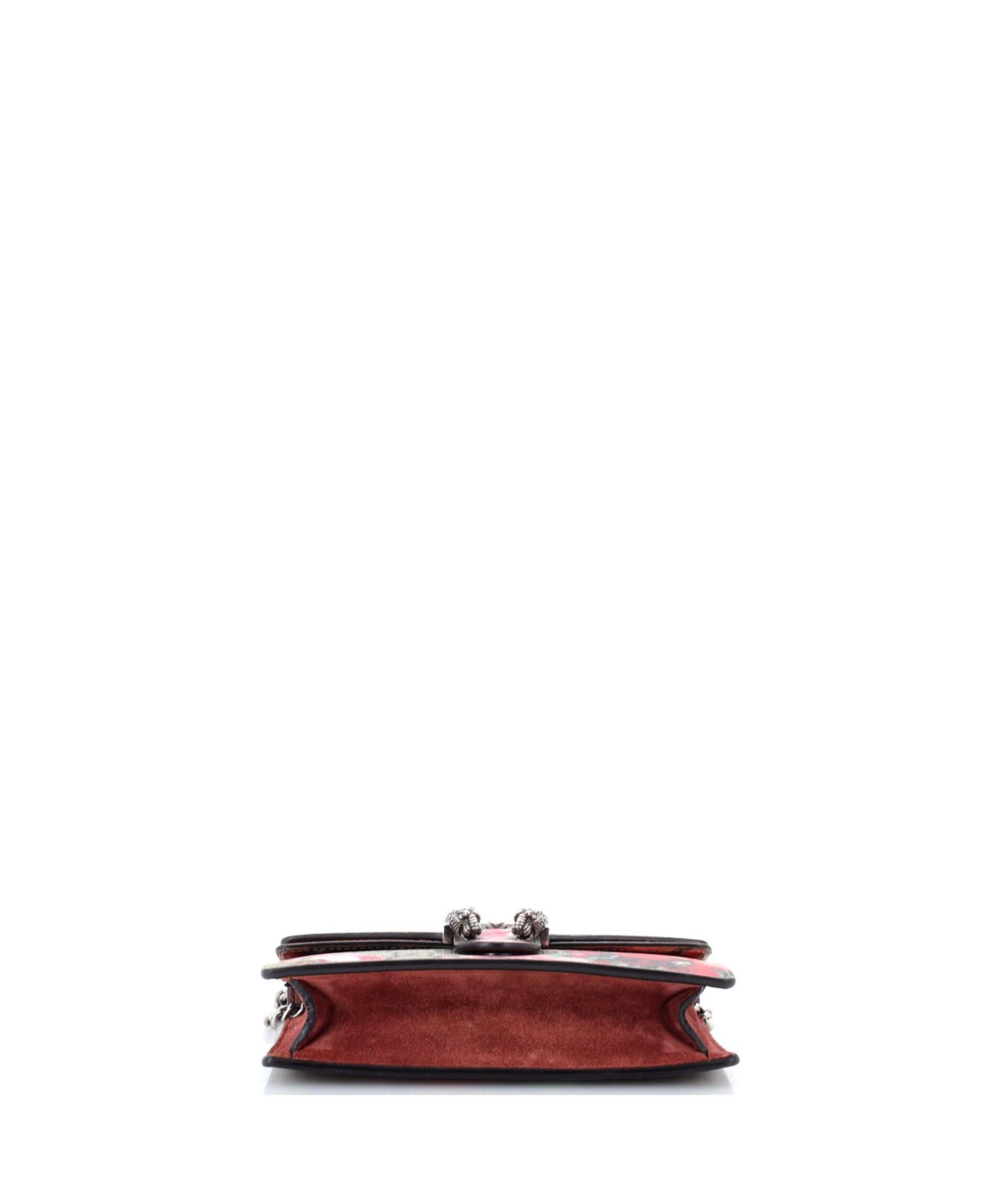 Super Mini Dionysus Bag Blooms Print GG Coated Canvas