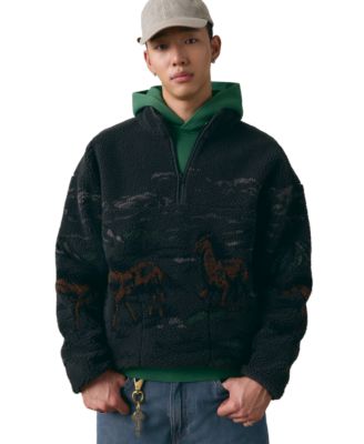 Premium Men's Sherpa Popover Sweatshirt