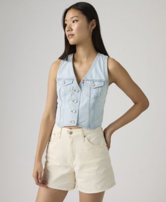 Women's Mainline V-Neck Cotton Racer Vest