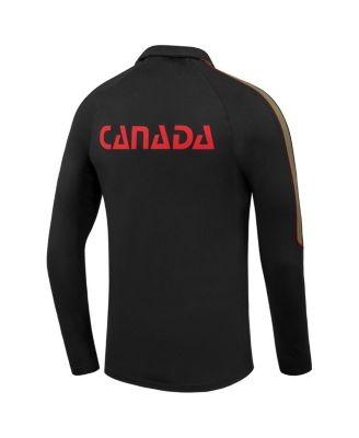 Men's Black Canada Soccer 2026 Strike Drill Sweatshirt