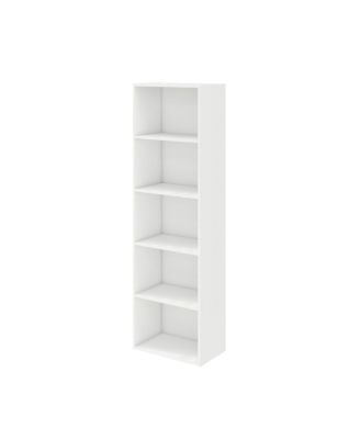 5 Cube Decorative Open Bookshelf Kids Toy Storage Organizer Horizontal Vertical, White