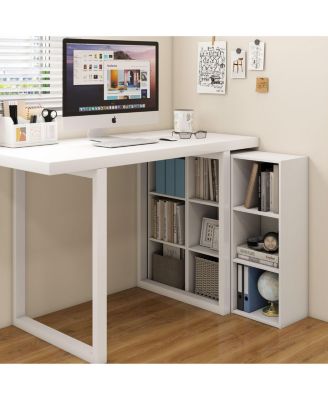 3 Cube Decorative Bookshelf Open Bookcase Toy Storage Organizer Horizontal Vertical, White