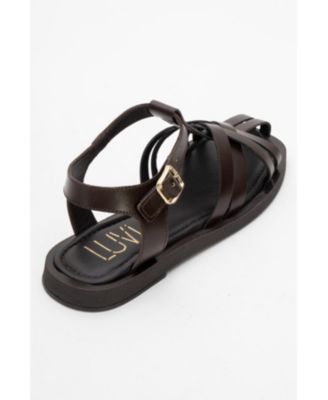 Forever and Always Shoes Women's Andres Leather Sandal