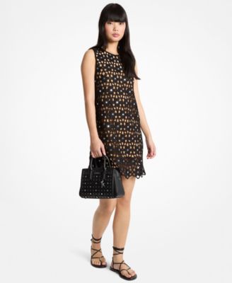 MICHAEL Women's Sleeveless Crew Neck Mini Dress