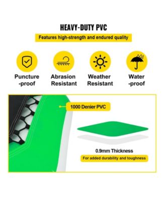 10 Ft Inflatable Water Trampoline with Ladder for Lake and Pool