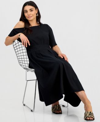 black petite maxi dress Fadyen Bias Cut Maxi Dress | Black | Womens main image 0