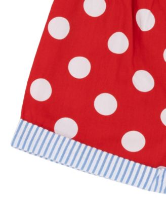 Baby Girls' Flutter Sleeve Top and Elastic Waistband Shorts, 2-Piece Set