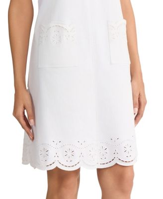 white knee length casual dress Knee-Length White Dresses