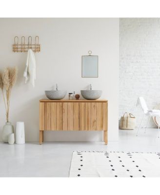 Jill teak vanity unit 120