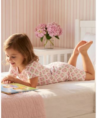Baby Girls Pink Posy Pajama Set