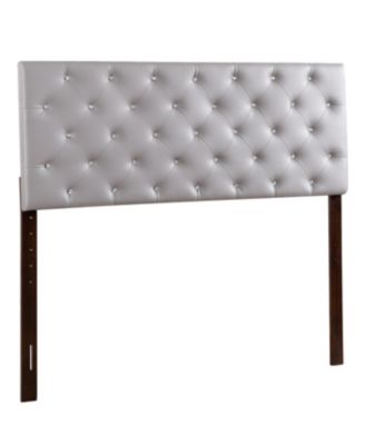 Full Headboard Modern Minimalist Mixed Material Headboard 40.5 inch Tall