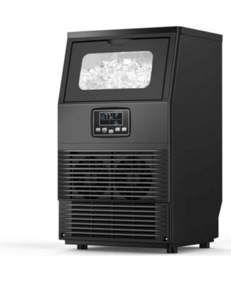 Freestanding Commercial Ice Maker, 66 lbs. Daily Capacity with LCD Display
