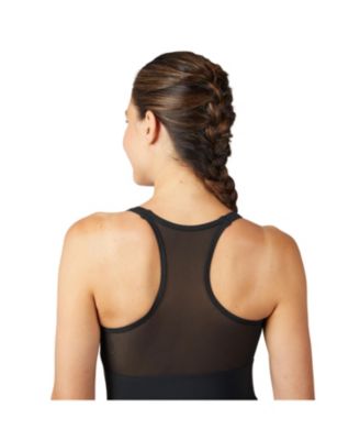 Women's Mesh Zip-Up Tankini Top