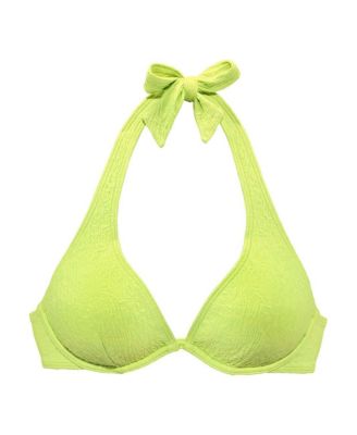 Women's Textured Underwire Bikini Swimsuit Top Bra Sizing