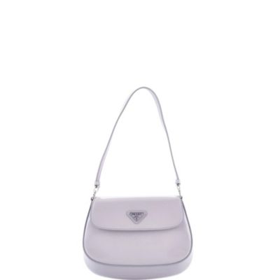 Small Cleo Flap Shoulder Bag Spazzolato Leather