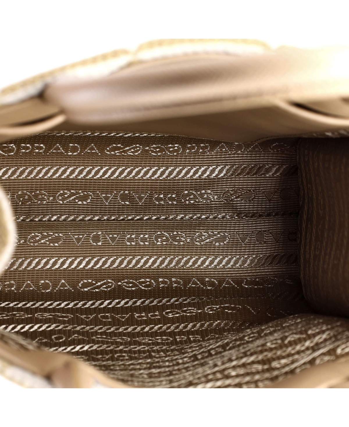 Pre-Owned Prada Mini Symbole Shopper Tote Jacquard