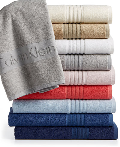 Calvin Klein Modern Cotton Iconic Bath Towel Collection