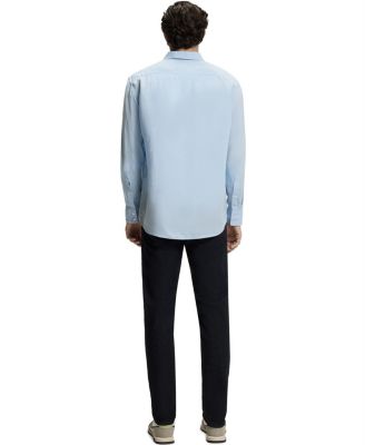 BOSS By Men's Linen Regular-Fit Dress Shirt