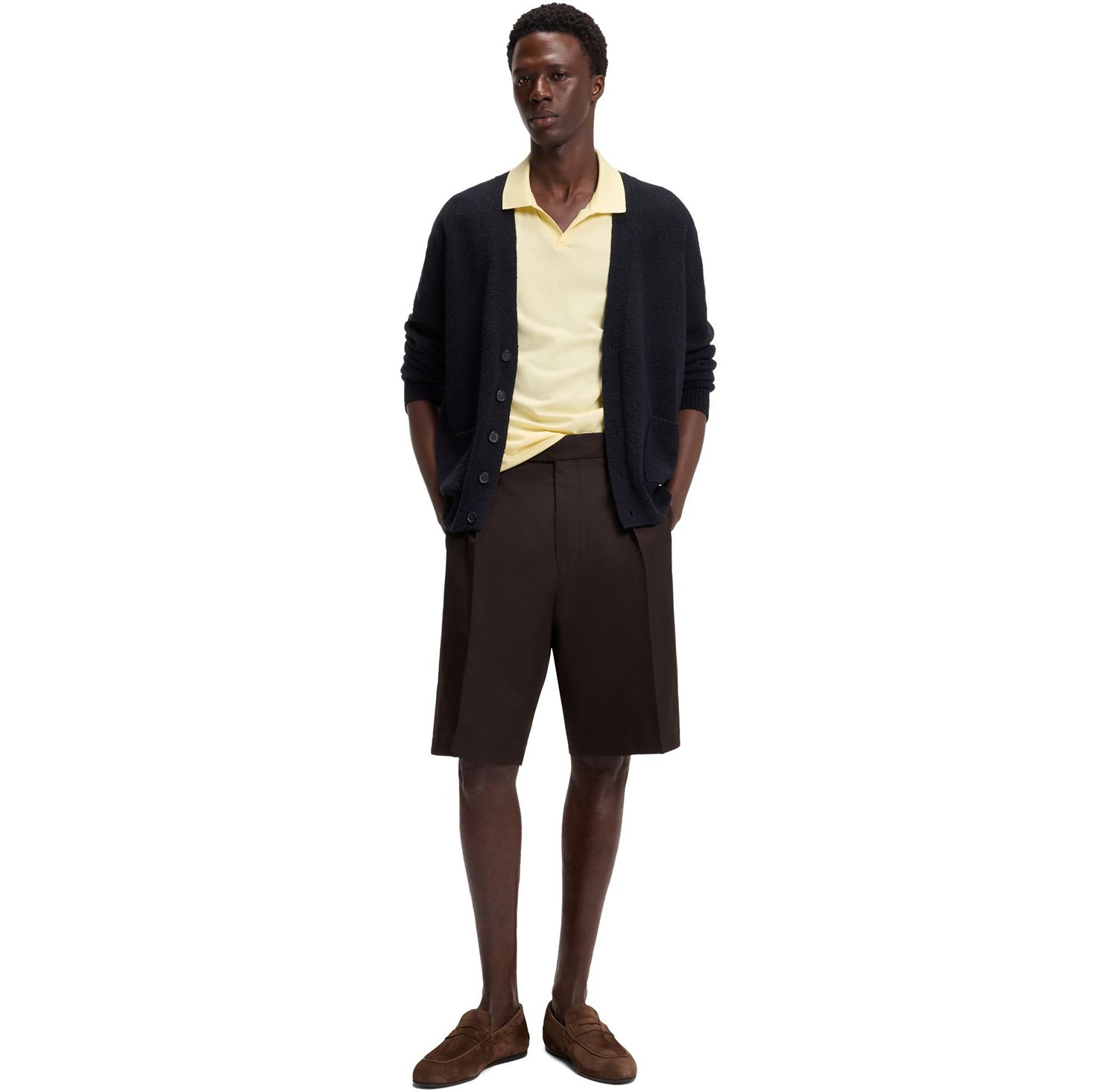 BECKHAM x BOSS Men's Cotton 11" Shorts