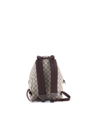 Small Front Pocket Backpack GG Coated Canvas
