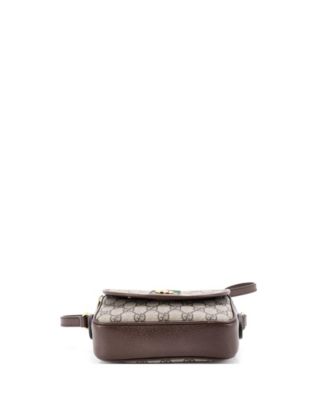 Mini Ophidia Flap Shoulder Bag GG Coated Canvas