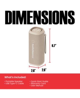 AS730 30W Portable Bluetooth Speaker w/ IP67 Waterproof & 12H Battery