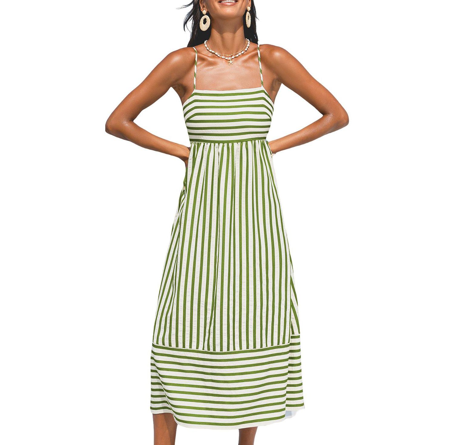 Women's So Grounding Striped Maxi Beach Dress