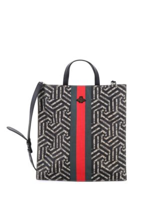 Convertible Soft Open Tote Caleido GG Coated Canvas