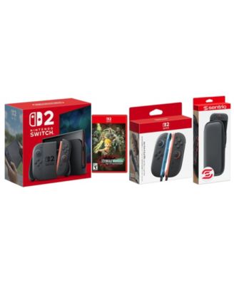 Switch 2 Console with Hyrule Warriors Age of Imprisonment, Extra Joy-Cons and Protective Case Bundle