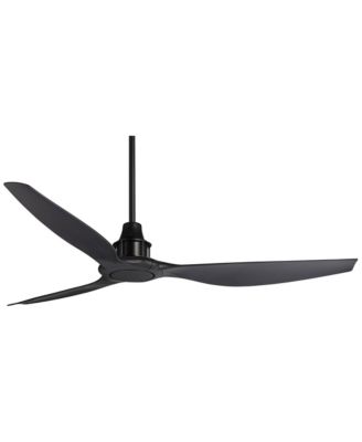 58" Modern Contemporary 3 Blade Indoor/Outdoor Damp Rated Ceiling Fan with Remote