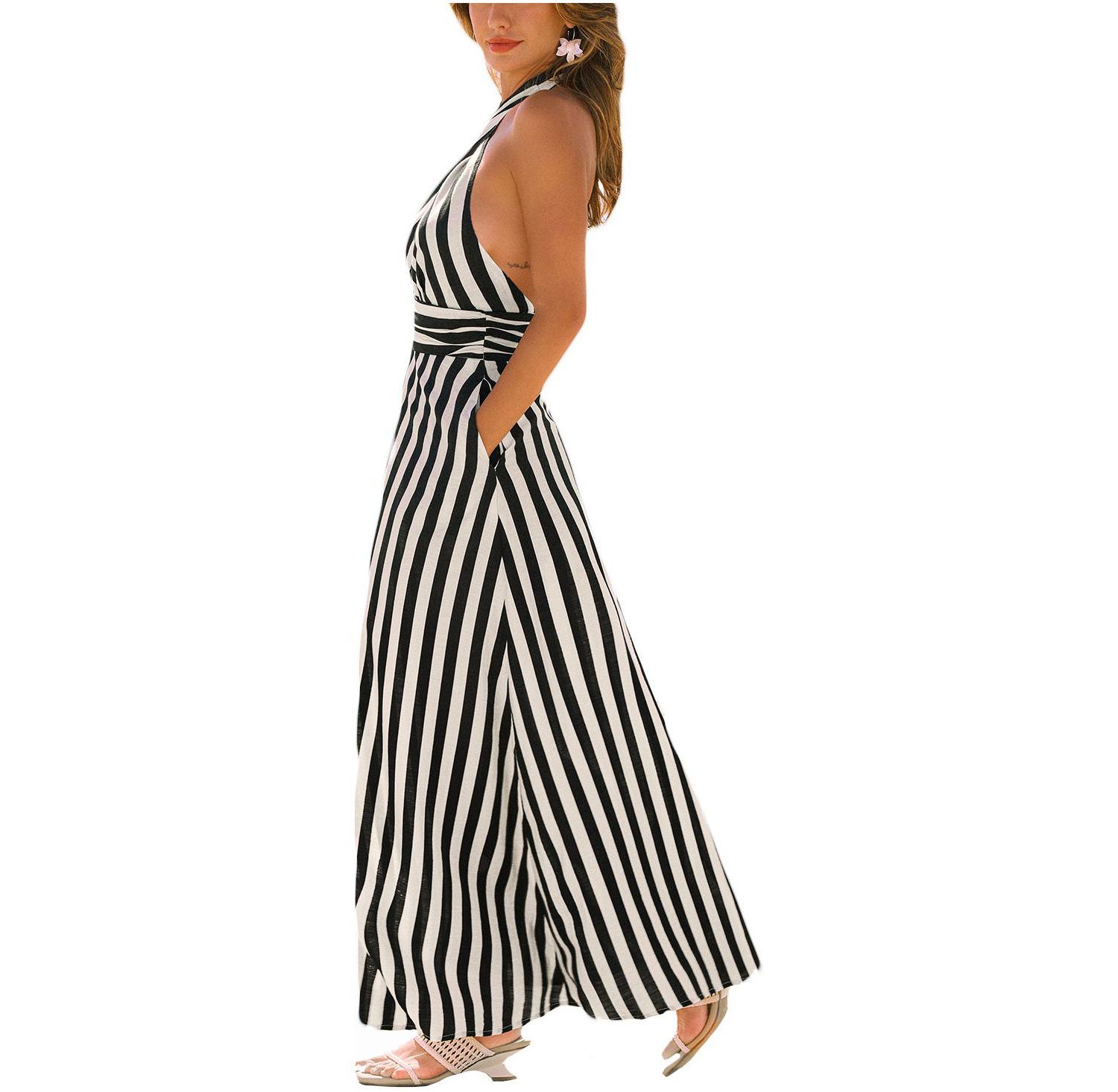 Women's It’s Showtime Striped Maxi Beach Dress