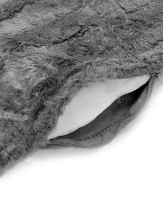 Textured Long Decorative Pillow, 18" x 40"