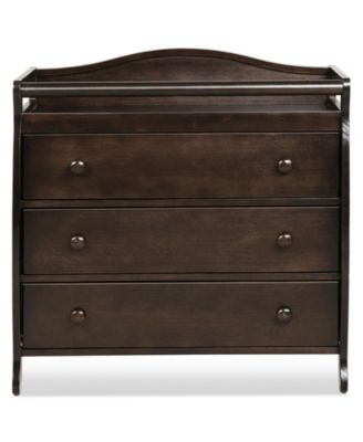 Baby Changing Table Infant Diaper with 3 Drawers and Safety Belt.