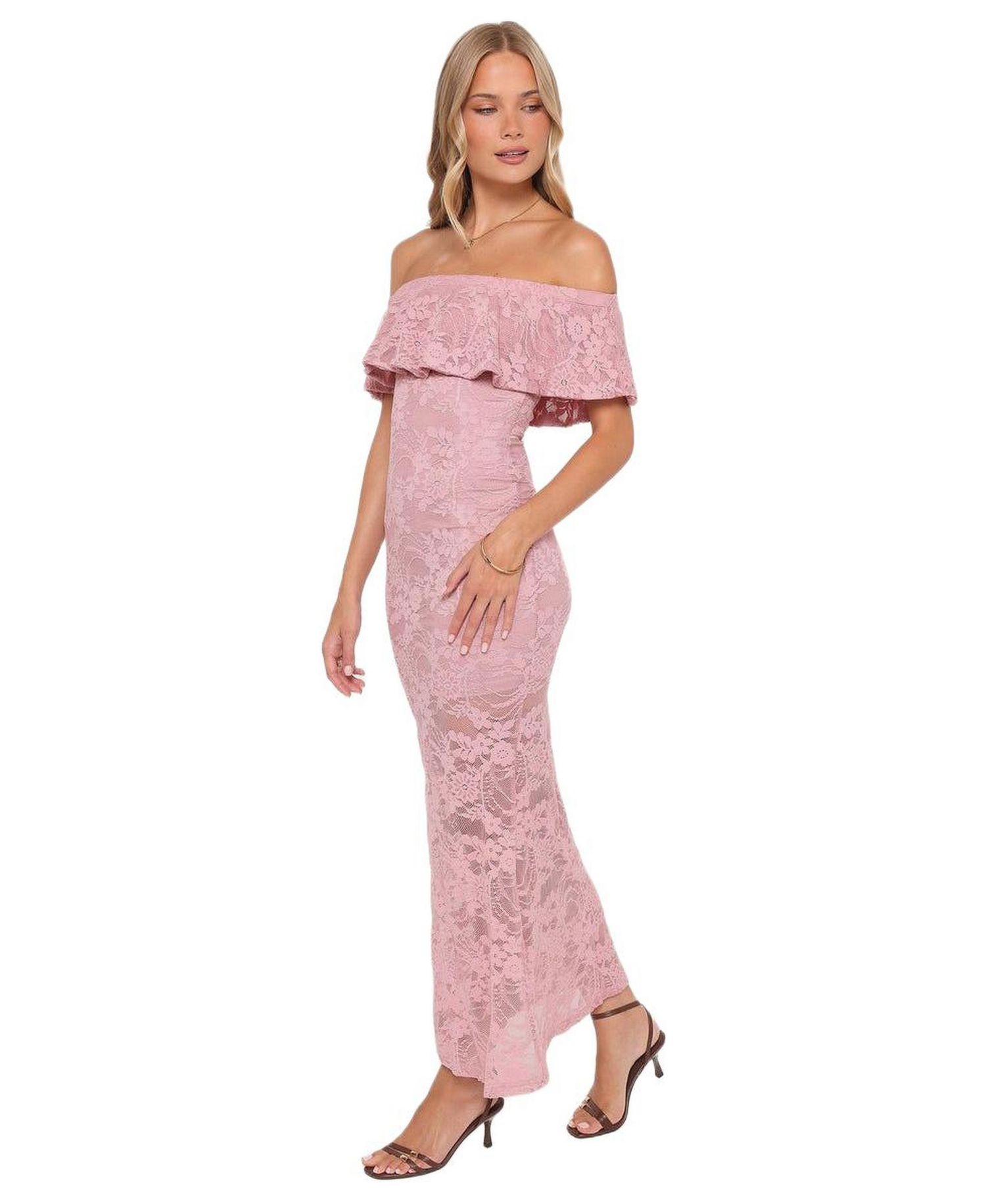 Women's Mirelle Off Shoulder Lace Maxi Dress