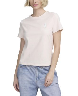 Women's Tee With Logo Applique