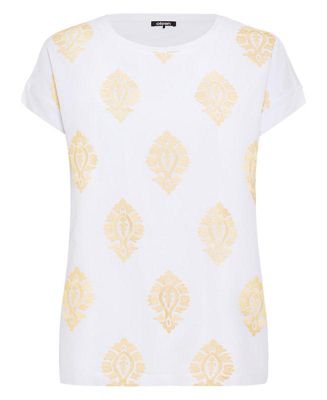 Women's Ornamental Embroidered T-Shirt