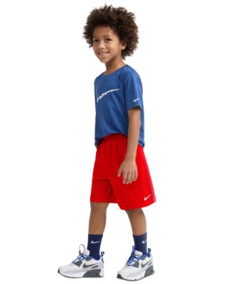 Boys' 4-7 Dri-FIT Logo Mesh Pull-On Shorts