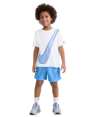 Boys' 4-7 Dri-FIT Crewneck T-Shirt and Woven Shorts, 2-Piece Set