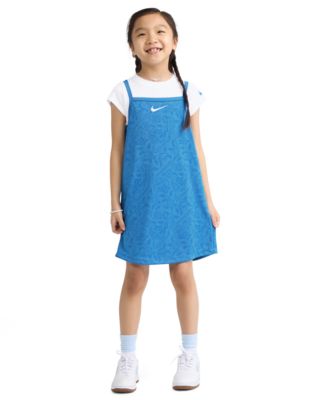 Girls' 4-6X Move with Nature Short-Sleeve T-Shirt and Dress, 2-Piece Set