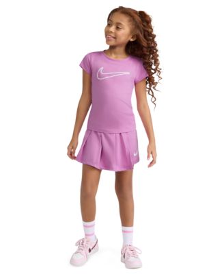 Girls' 4-6X All Day Play T-Shirt and Skort, 2-Piece Set