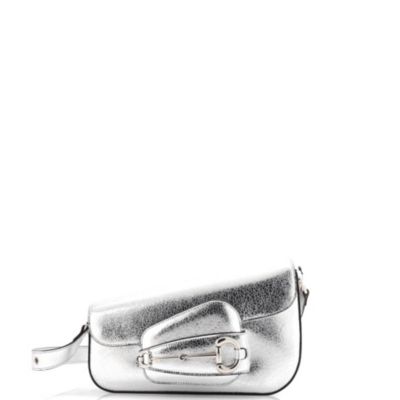 Small Horsebit 1955 Asymmetric Shoulder Bag Leather