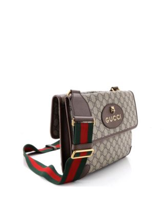 Medium Neo Vintage Flap Messenger GG Coated Canvas