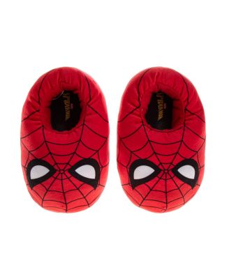 Toddler Marvel Spiderman Kids' Slippers Cozy, Plush, and Fun House Footwear