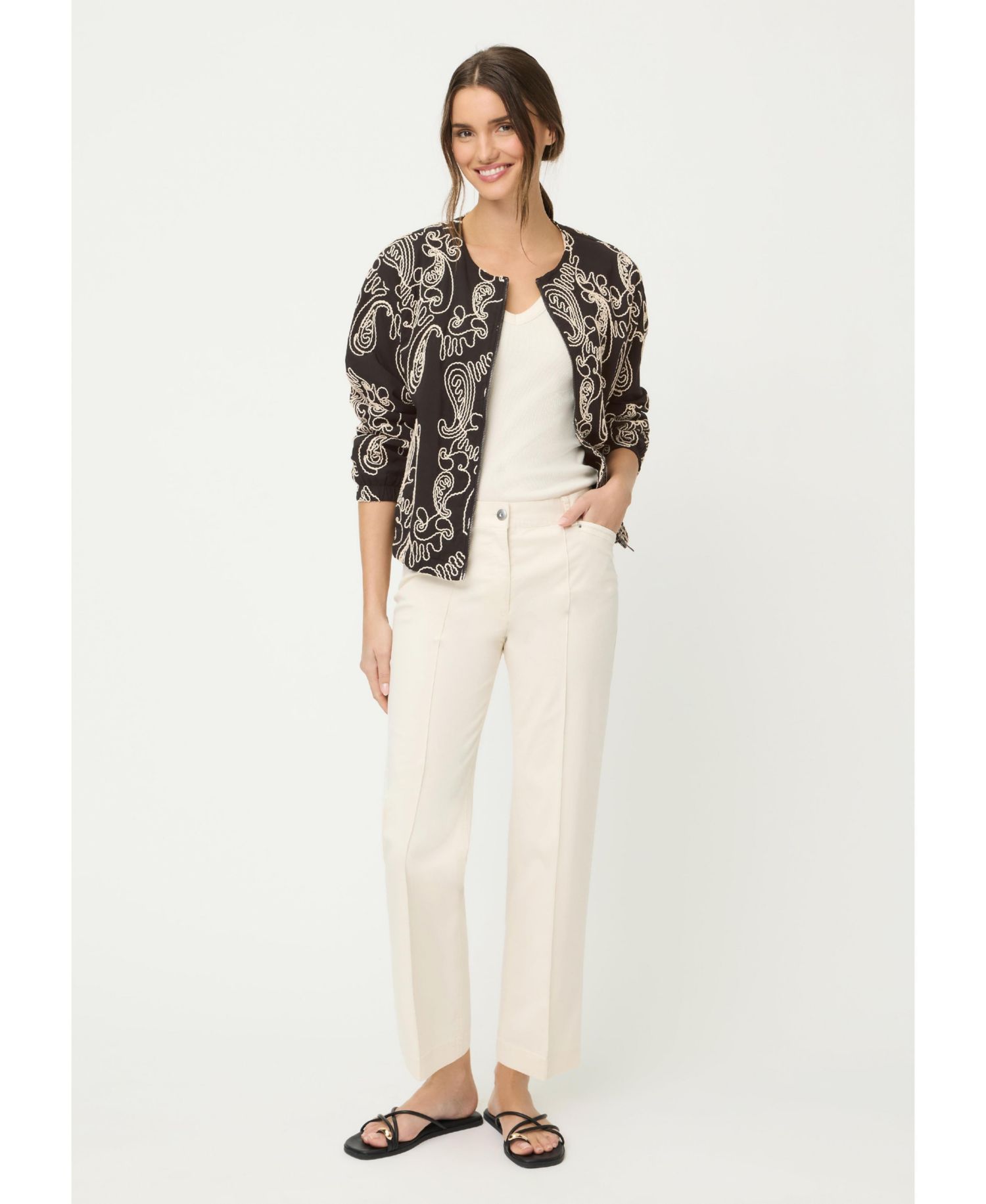 Women's Embroidered Indoor Jacket