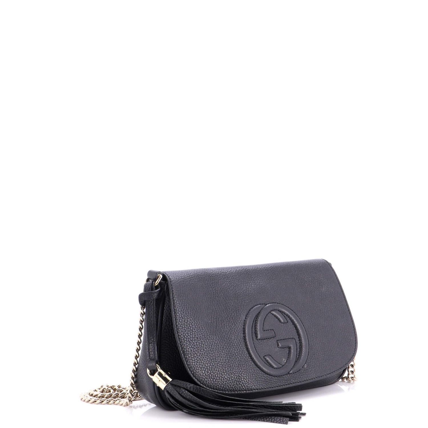Medium Soho Chain Crossbody Bag Leather