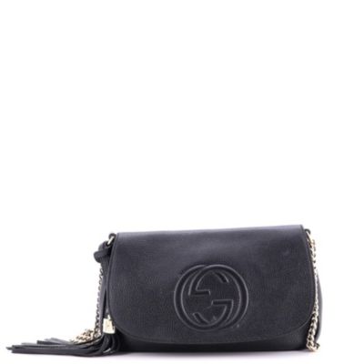 Medium Soho Chain Crossbody Bag Leather