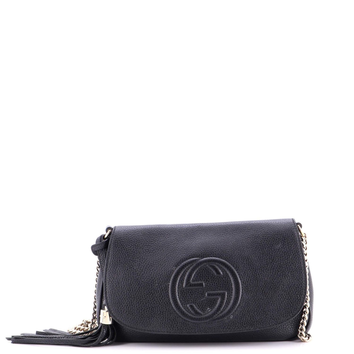 Medium Soho Chain Crossbody Bag Leather